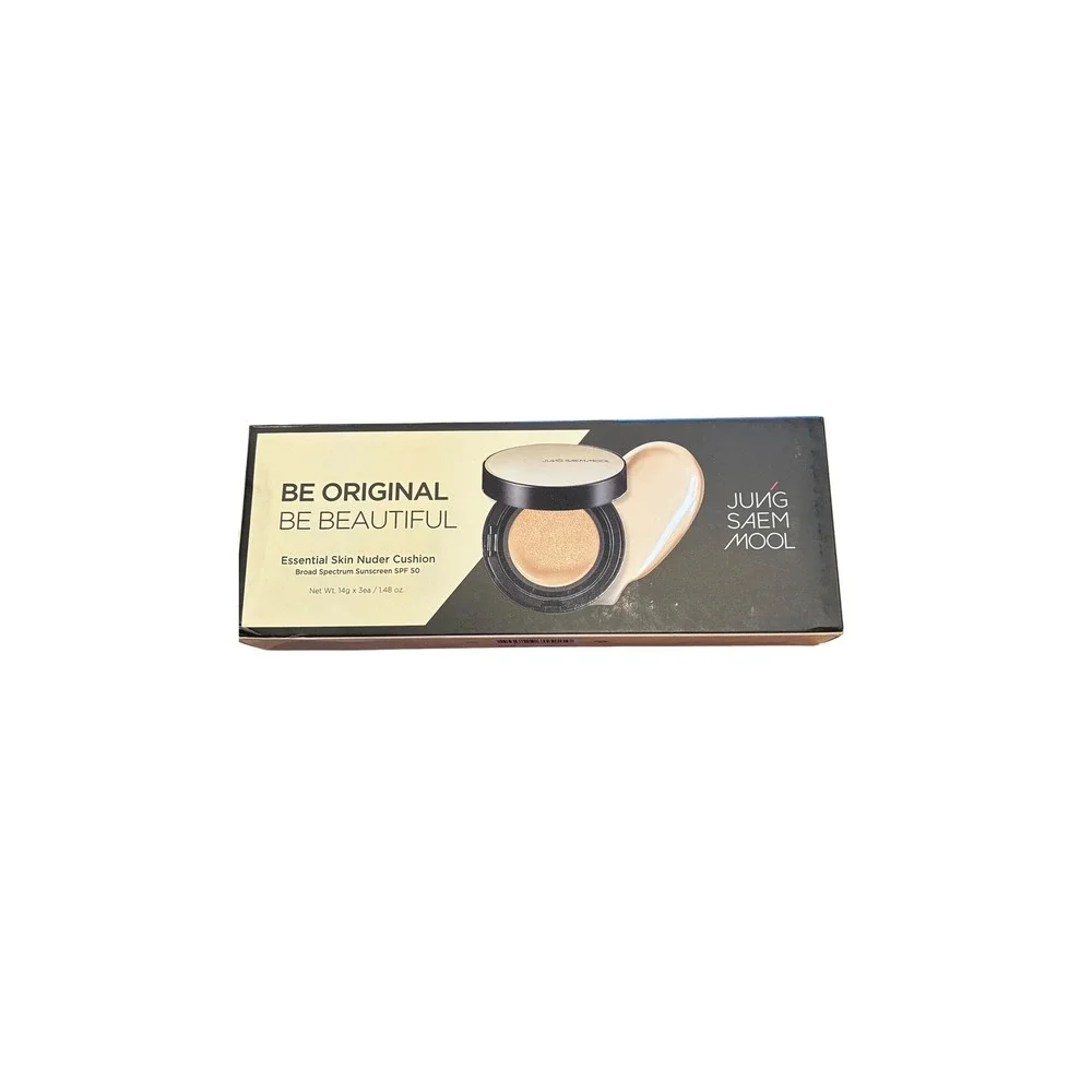 Jung Saem Mool Essential Skin Nuder Cushion SPF50 Set #17 Fair-Light 14g x 3 NIB